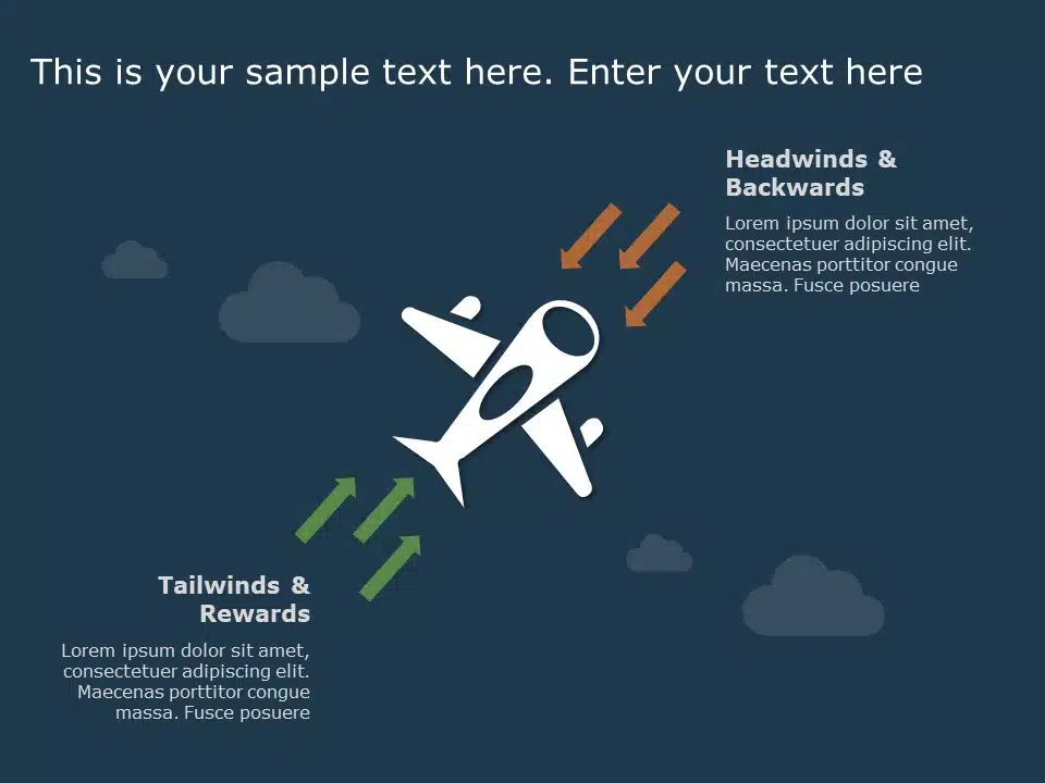 Headwinds and Tailwinds 02 PowerPoint Template & Google Slides Theme