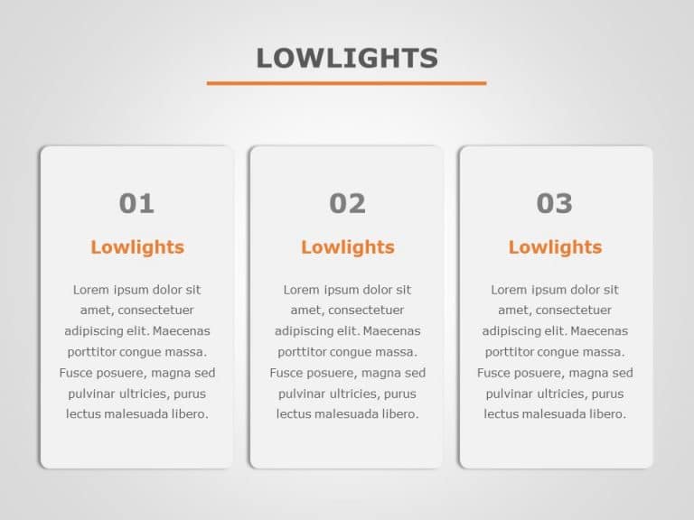 Lowlights PowerPoint Template & Google Slides Theme