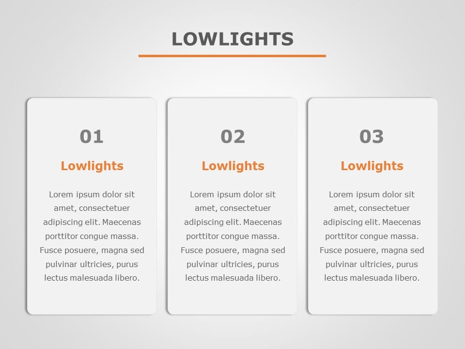 Lowlights PowerPoint Template & Google Slides Theme