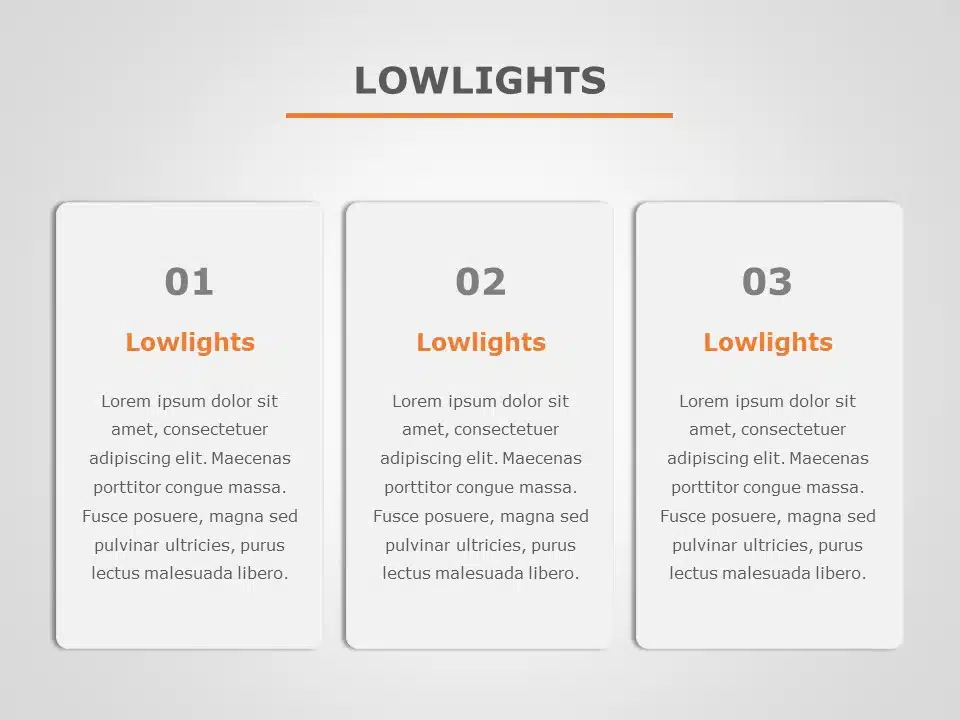 Lowlights PowerPoint Template & Google Slides Theme