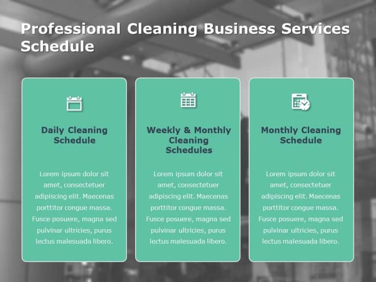 Professional Cleaning Services PowerPoint Template