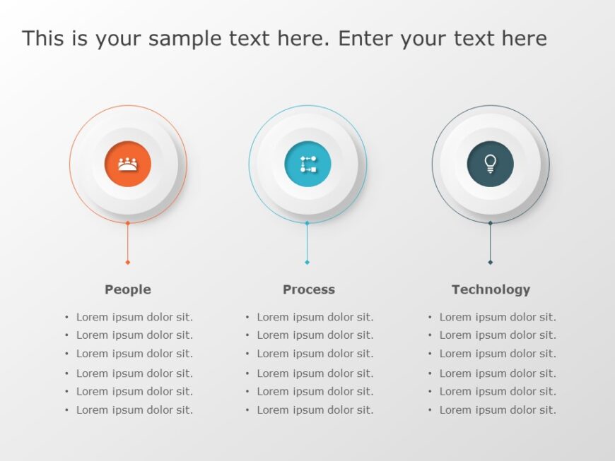 People Process Technology PowerPoint Template