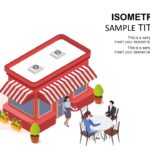 Restaurant Isometric PowerPoint Template & Google Slides Theme