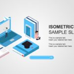 Education Isometric PowerPoint Template & Google Slides Theme