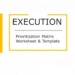 Prioritization Matrix Worksheet Template