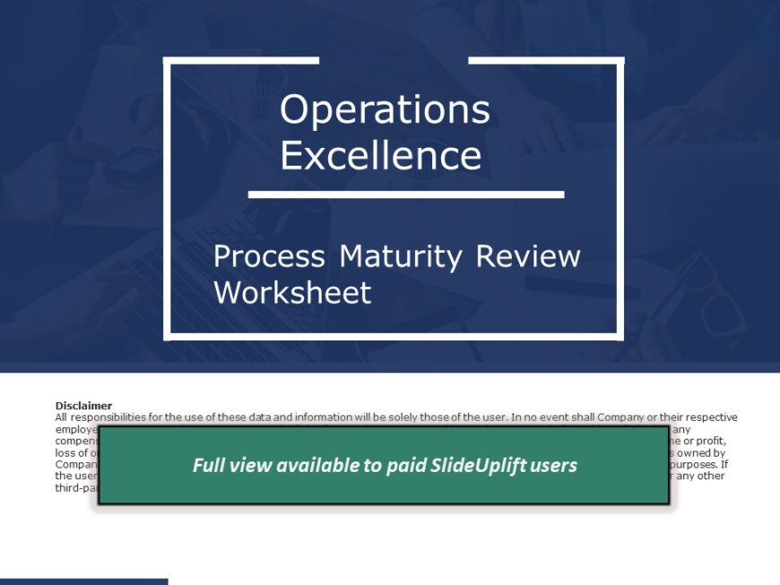 Process Improvement – Process Maturity Review PowerPoint Template