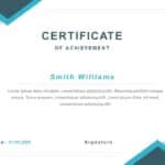 Certificate of Achievement PowerPoint Template & Google Slides Theme