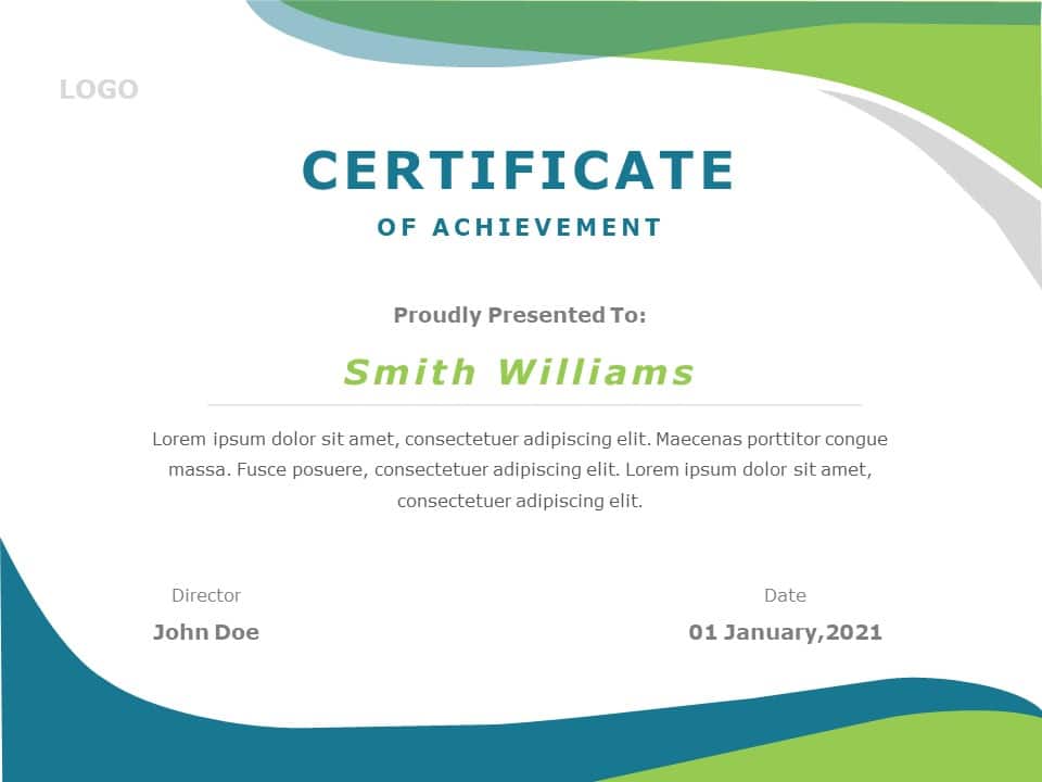 Certificate of Appreciation PowerPoint Template & Google Slides Theme