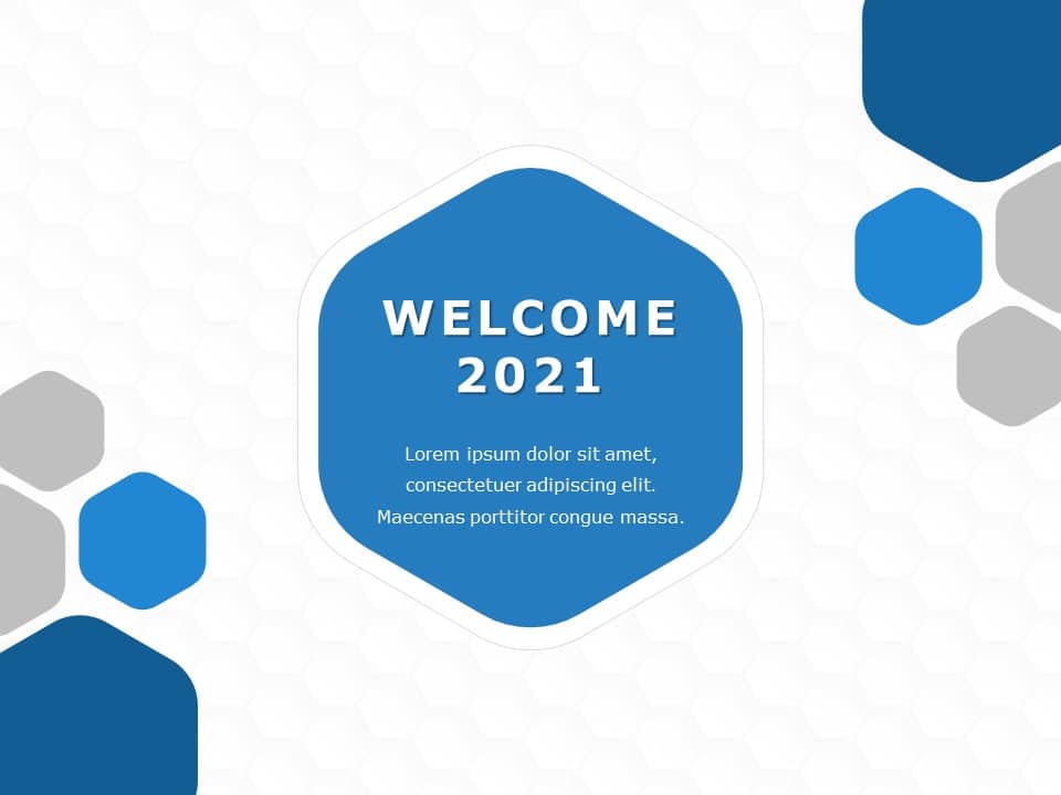 Welcome Slide 2021 PowerPoint Template & Google Slides Theme