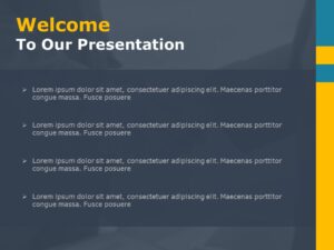 Welcome Slide 14 | Welcome Slides Templates | SlideUpLift