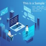 Education Isometric PowerPoint Template