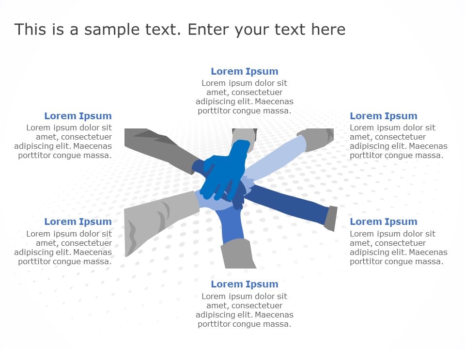 Teamwork Concept PowerPoint Template & Google Slides Theme