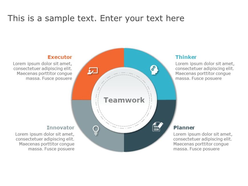 Teamwork Qualities PowerPoint Template