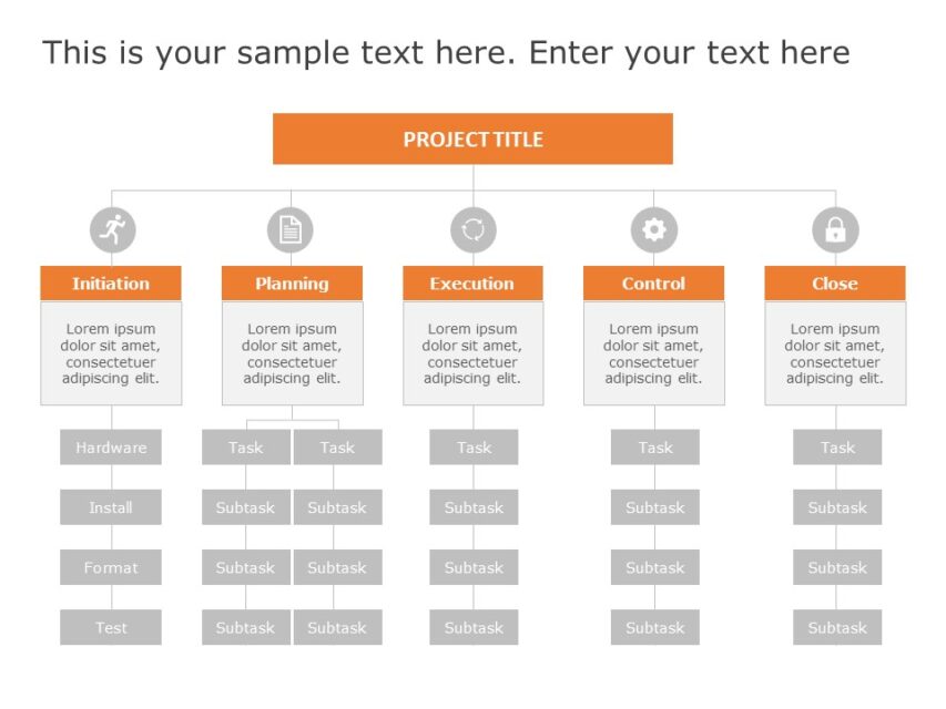 Editable Work Breakdown Structure (WBS) Templates For PowerPoint ...