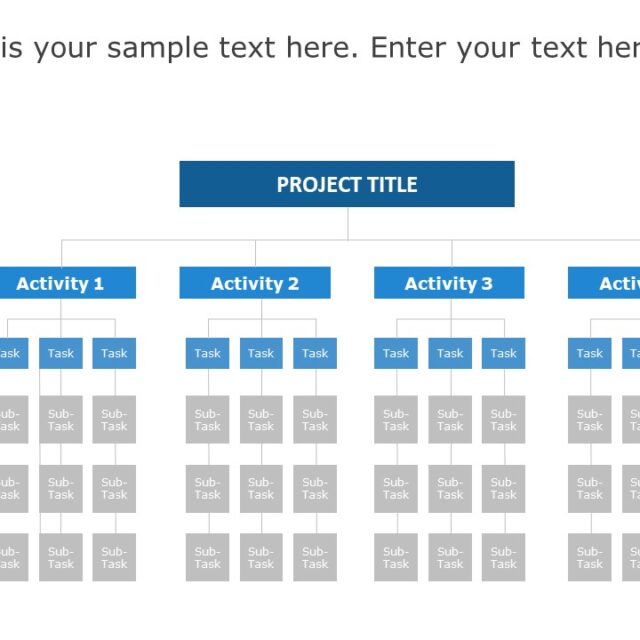 WBS Diagram PowerPoint Template