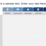SMART Goals Worksheet PowerPoint Template & Google Slides Theme