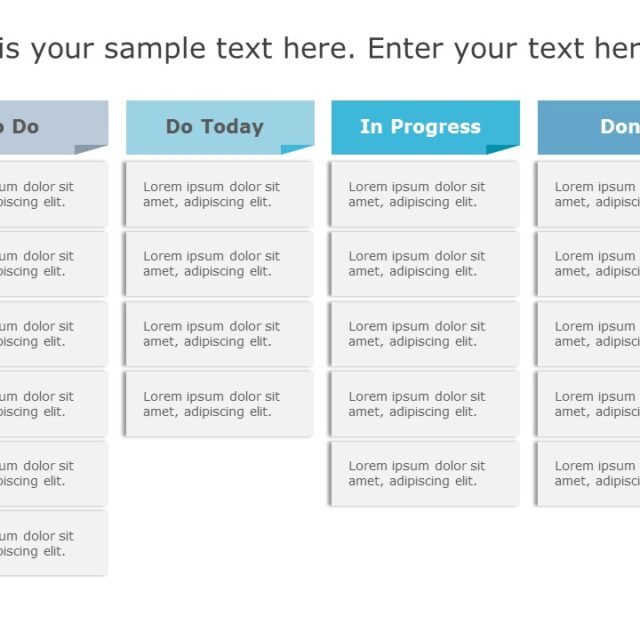 Kanban Board PowerPoint Template