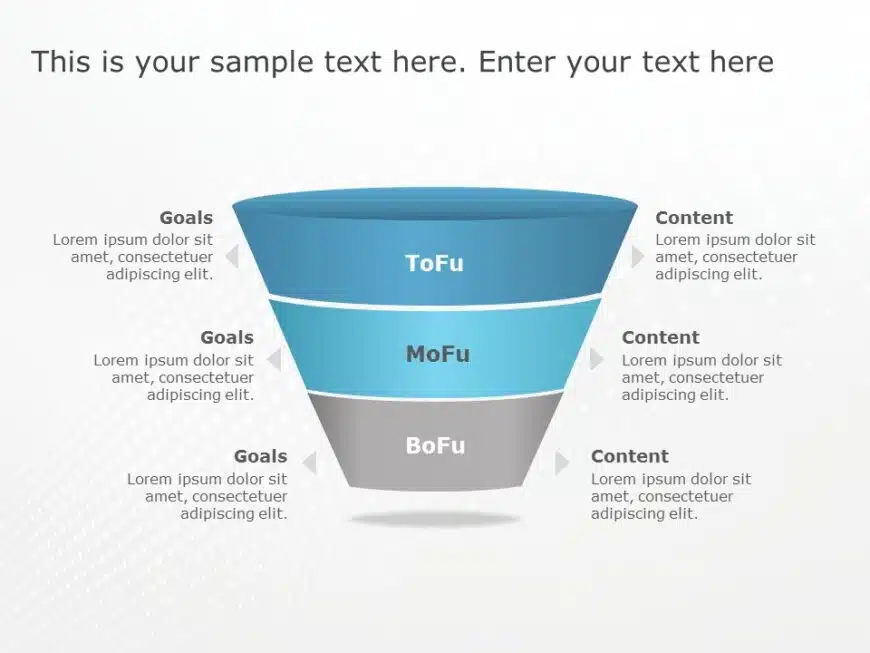 ToFu MoFu BoFu Funnel PowerPoint Template