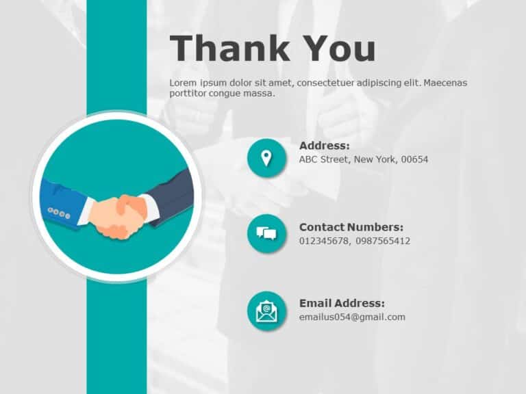 Thank You Note PowerPoint Template & Google Slides Theme