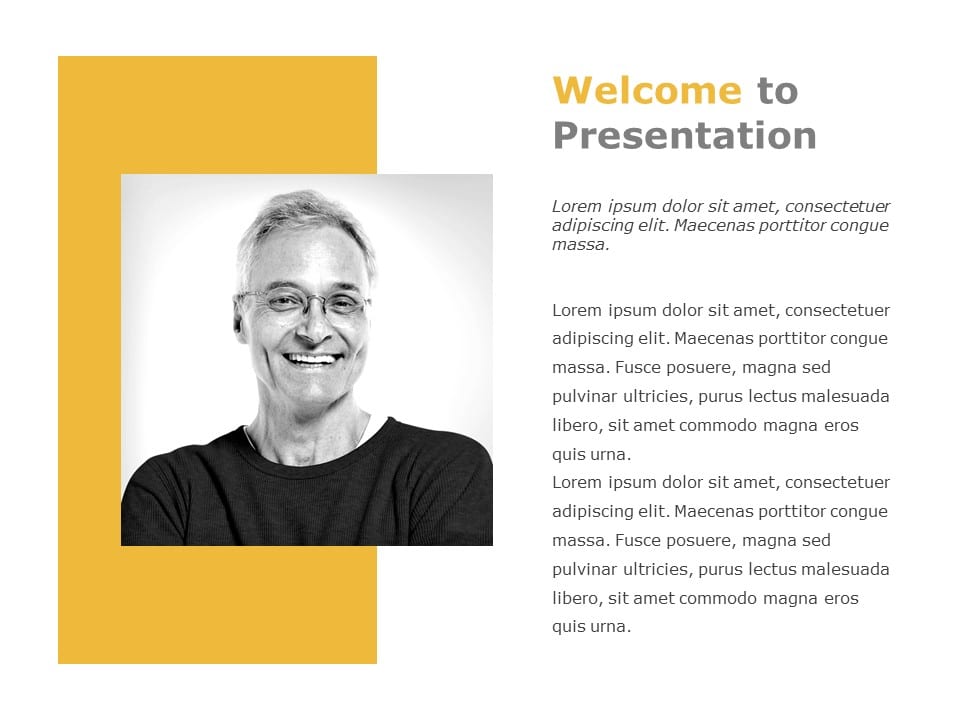 Welcome and Introduction PowerPoint Template
