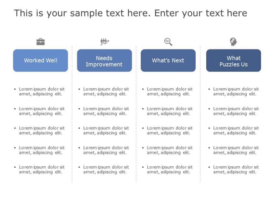 Project Retrospective 01 PowerPoint Template