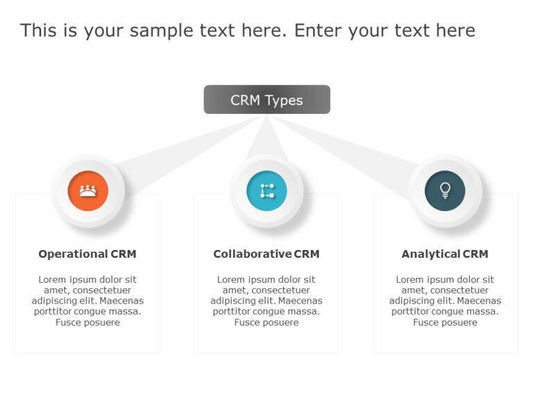 Customer Relationship Management (CRM) PowerPoint Template & Google Slides Theme