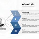 About Me Slide03 PowerPoint Template & Google Slides Theme