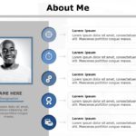About Me Slide04 PowerPoint Template & Google Slides Theme