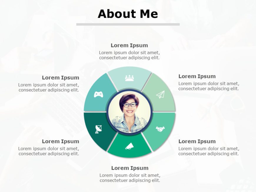About Me Slide05 PowerPoint Template