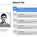 About Me Slide07 PowerPoint Template