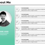 About Me Slide10 PowerPoint Template & Google Slides Theme
