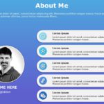 About Me Slide14 PowerPoint Template & Google Slides Theme