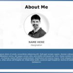 About Me Slide16 PowerPoint Template