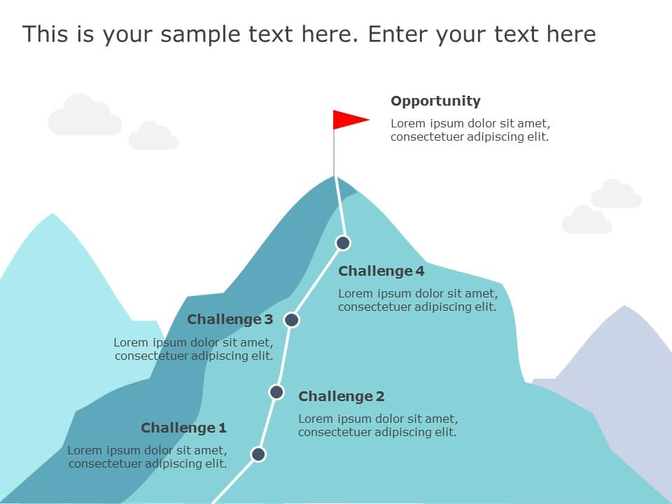 Challenge Roadmap 01 | Challenge Roadmap Templates | SlideUpLift