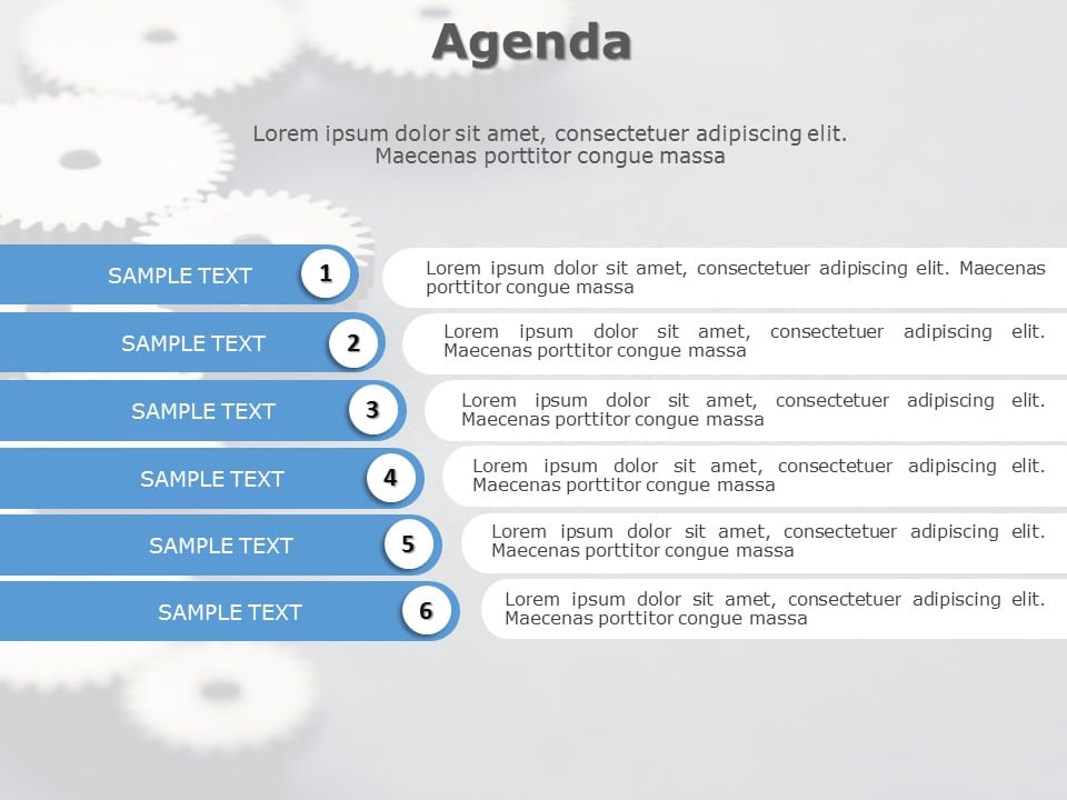 Agenda 19 PowerPoint Template