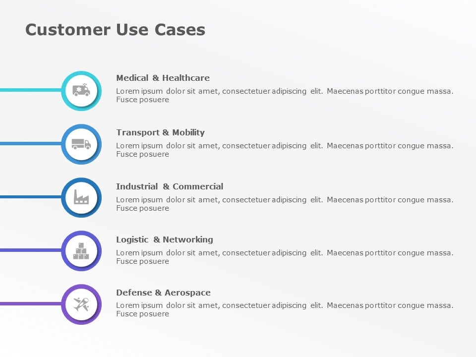 Customer Use Cases 02 PowerPoint Template