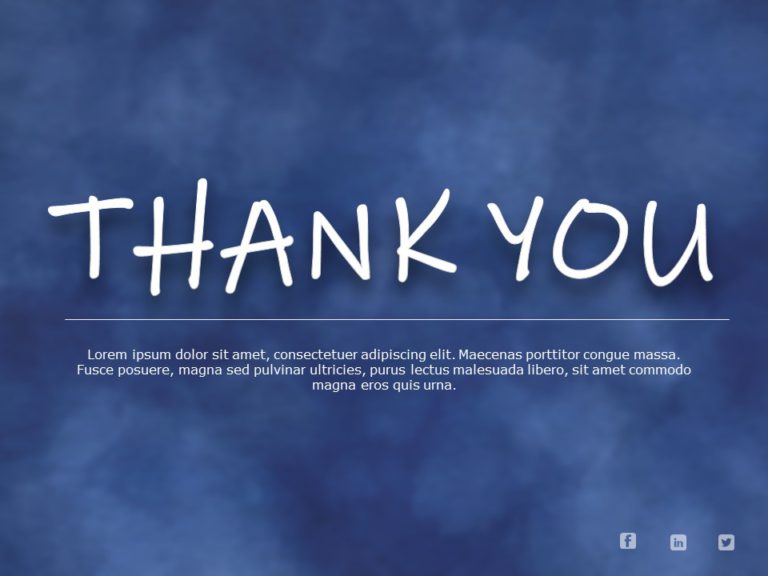 Thank You Slide 02 PowerPoint Template