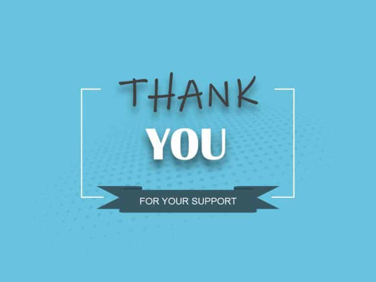 Thank You Slide 03 PowerPoint Template & Google Slides Theme