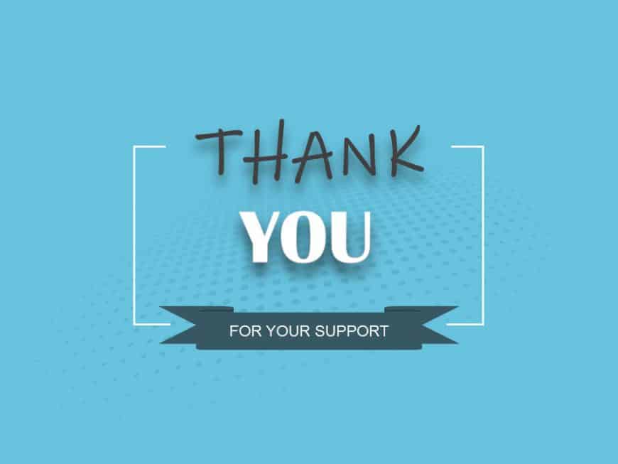 Thank You Slide 03 PowerPoint Template