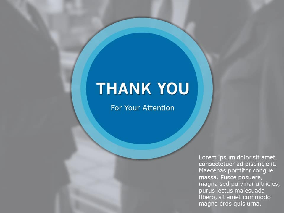 Thank You Slide 08 PowerPoint Template