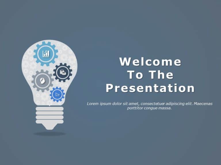 Welcome Slide 01 PowerPoint Template & Google Slides Theme