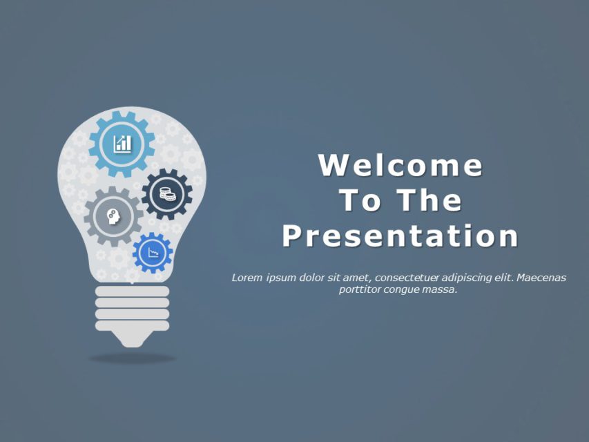 presentation welcome slide