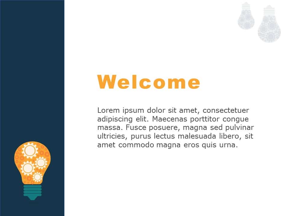 Welcome Slide 02 PowerPoint Template