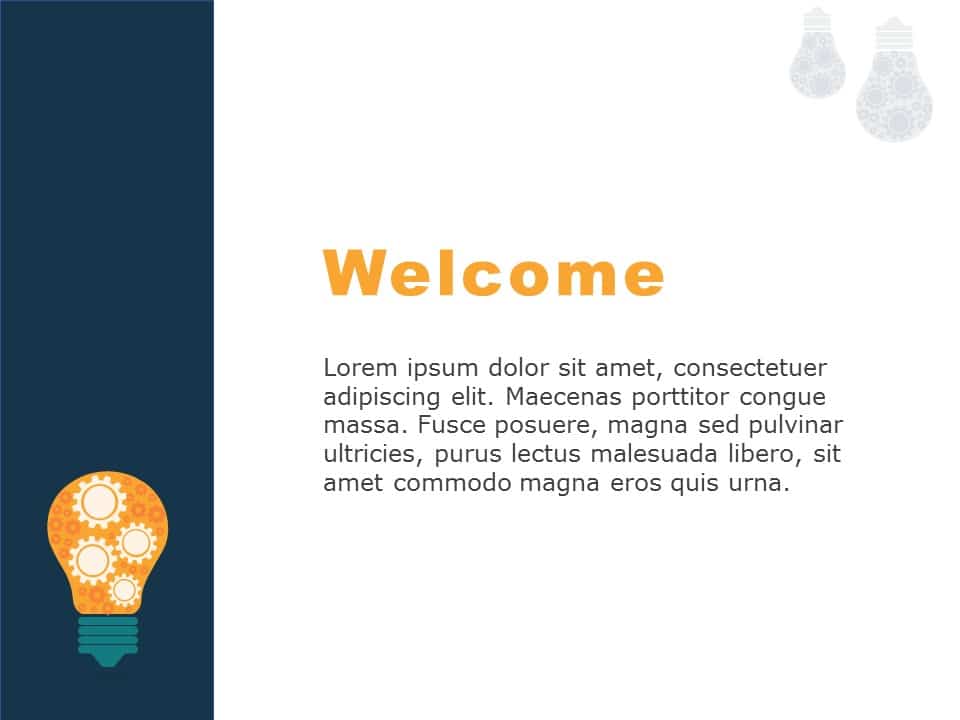 Welcome Slide 02 PowerPoint Template & Google Slides Theme