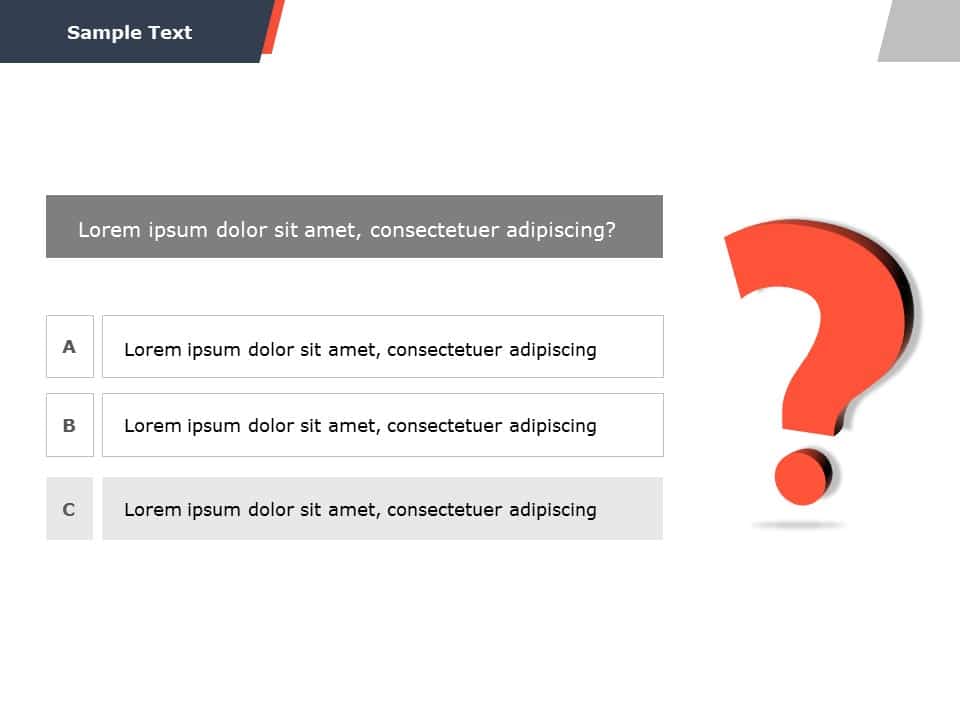 Animated Q&A PowerPoint Template