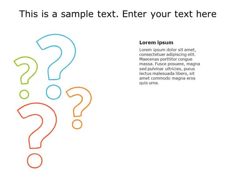 Questions 08 PowerPoint Template