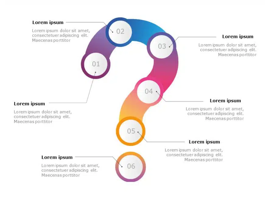 questions presentation slide template