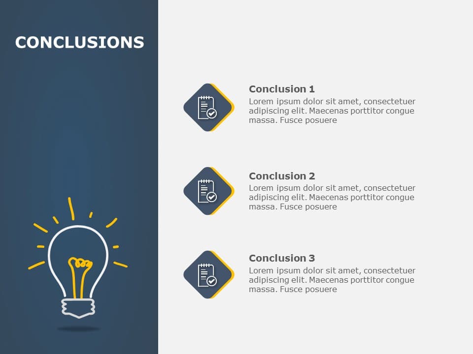 Conclusion Slide 03 PowerPoint Template