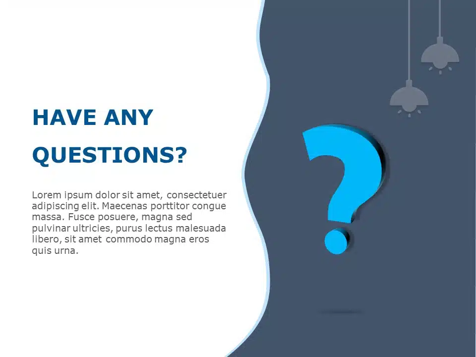 question powerpoint template