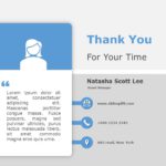 Thank You Contact Info PowerPoint Template & Google Slides Theme